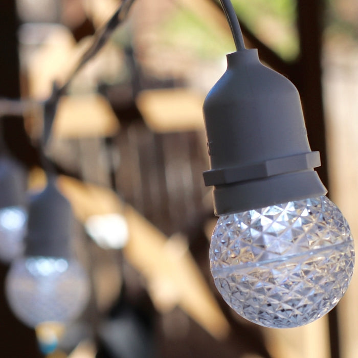 Pure White G50 E26/MED LED Christmas Light Bulb