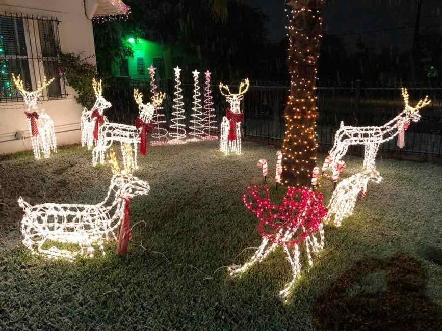 Get This Look: Over 4000 lights installed on frames!