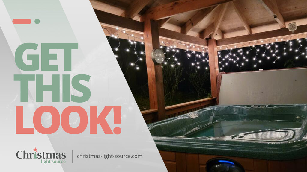 Hot Tub Pergola - Lights