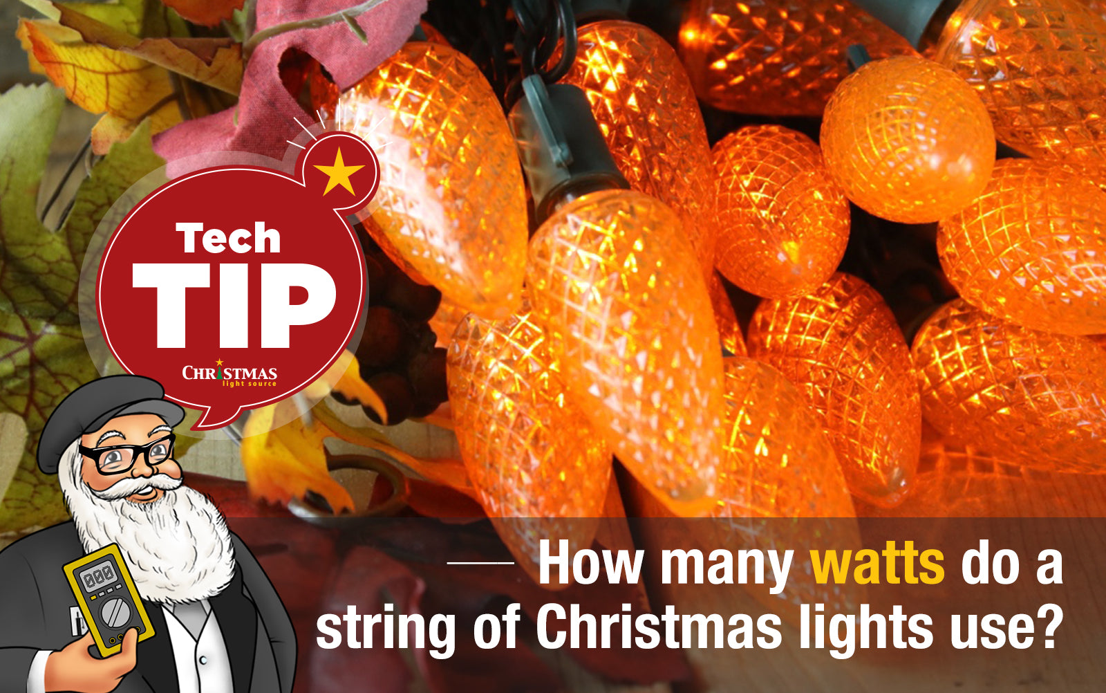 How many watts do a string of Christmas lights use? – Christmas Light