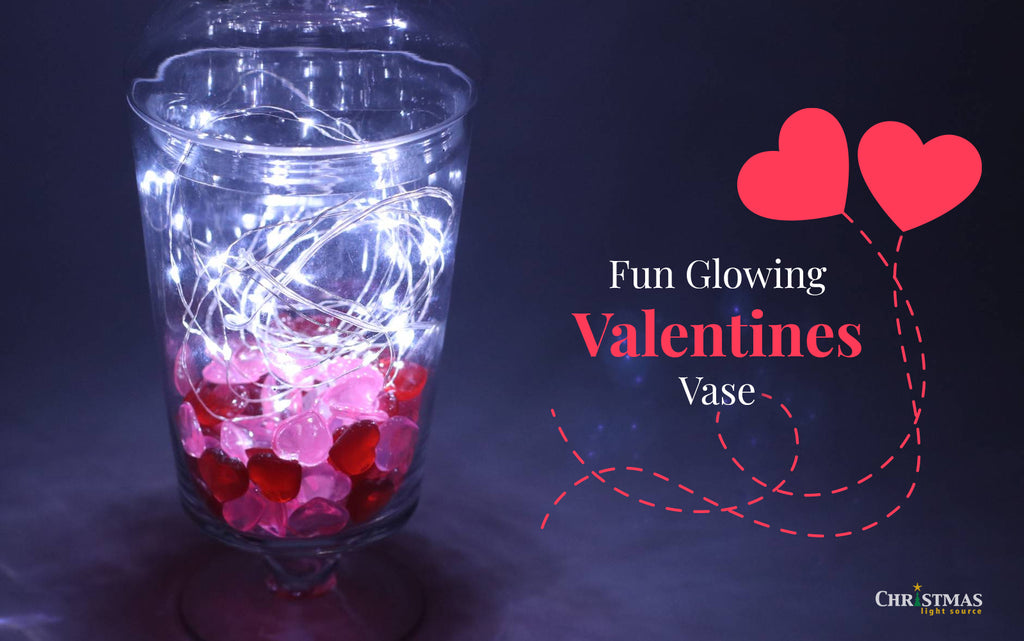 DIY: Fun Glowing Valentines Vase