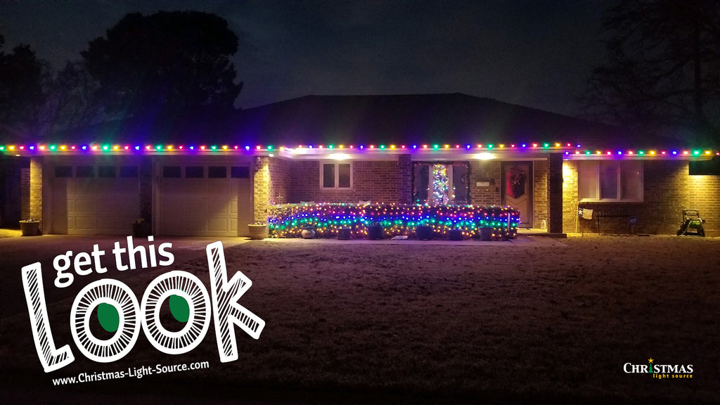 Get This Look: Karen's LED Multi-color LED Christmas lights!