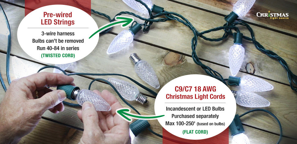 LED Strings vs Bulbs and Cords