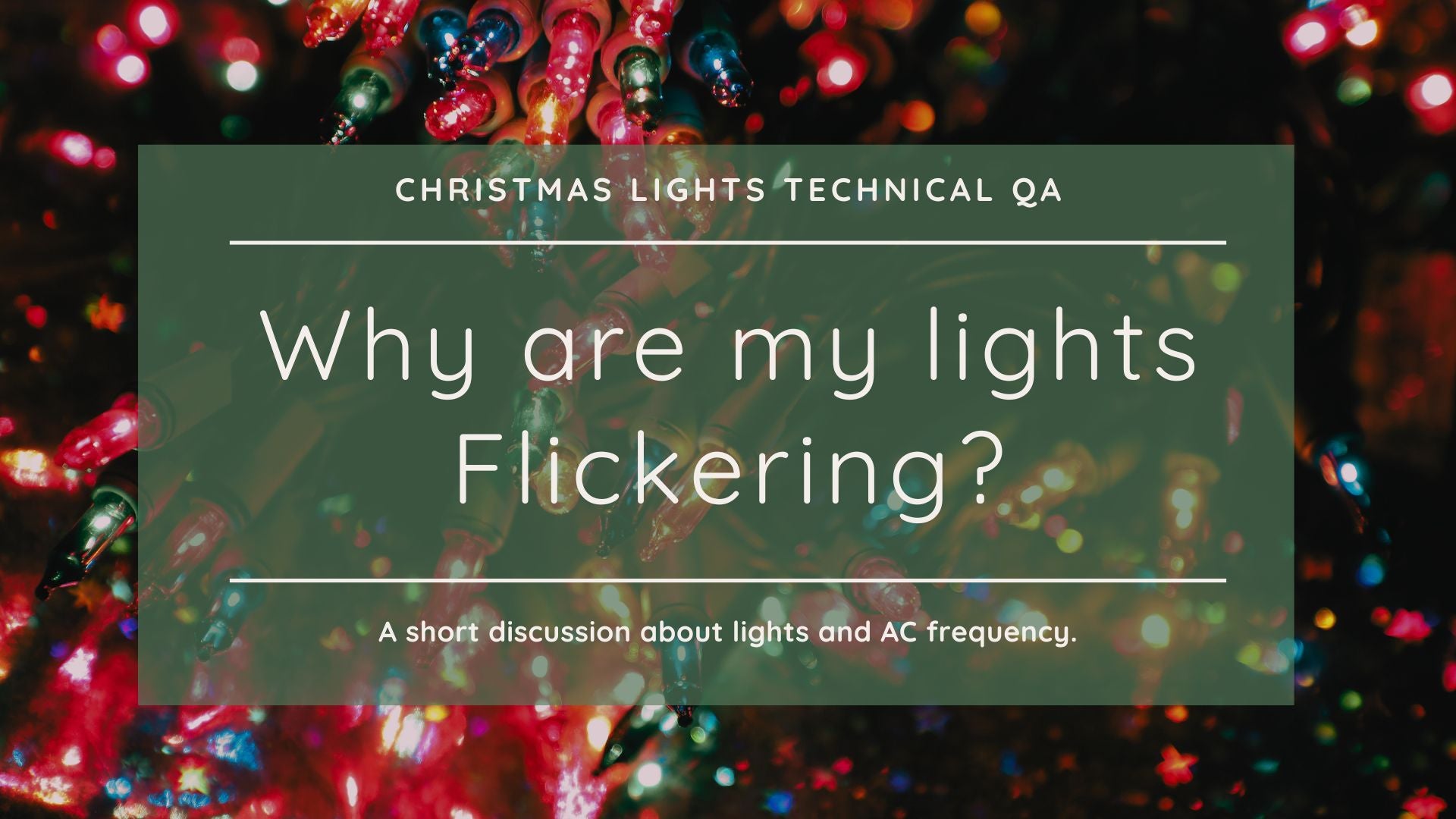 Why Are My Led Christmas Lights Flickering Why Are My Led Christmas Lights Flickering