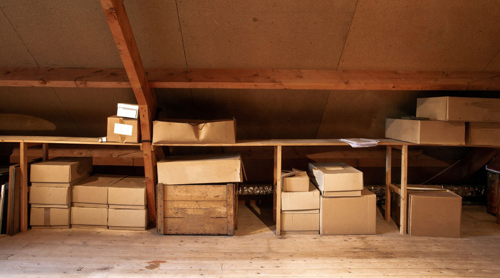 Can I store Christmas lights in the attic?