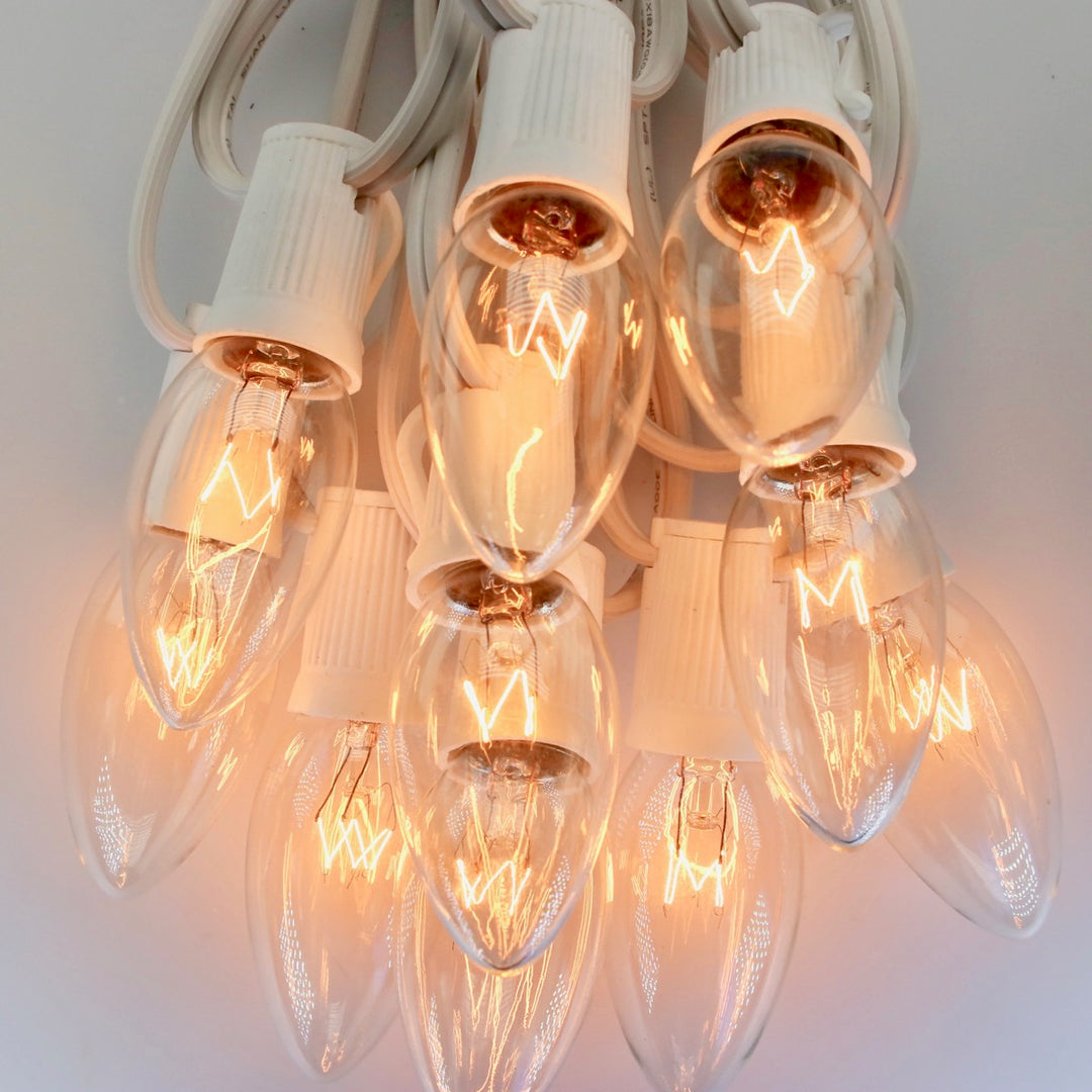 Clear (White) Glass Bulbs