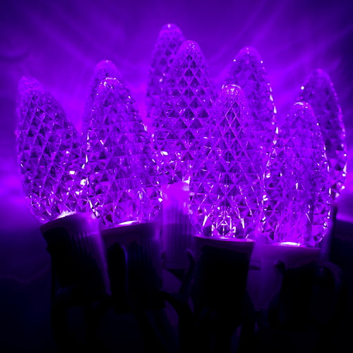 Purple LED bulbs with E17 base