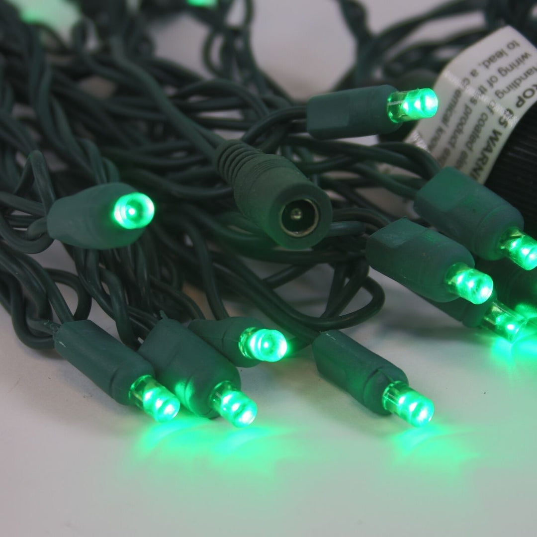 12 Volt LED Light Set Green Green Wire