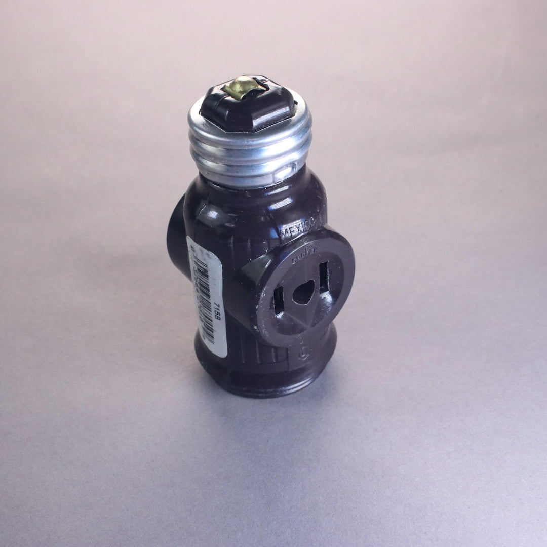 Lampholder Adapter without Chain Brown