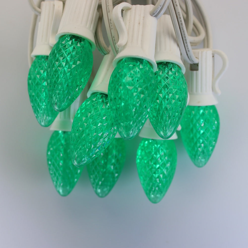 C7 Green LED (SMD) Bulbs E12 Bases