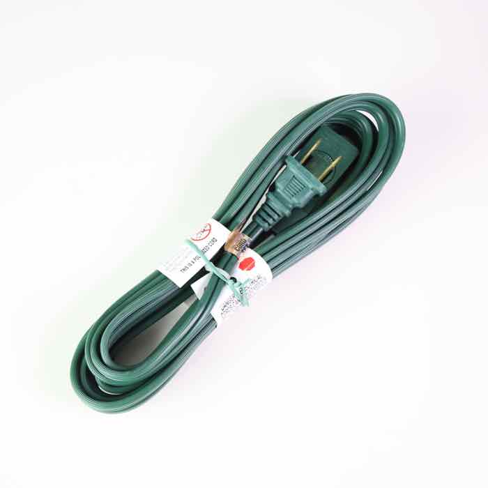 6-foot Extension Cord, Green Wire
