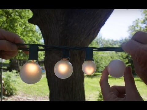 G40 Multicolor Glass Bulbs E12 Bases (25 Pack)