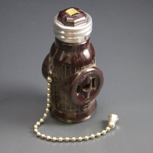 Lampholder Adapter with Pull Chain Brown