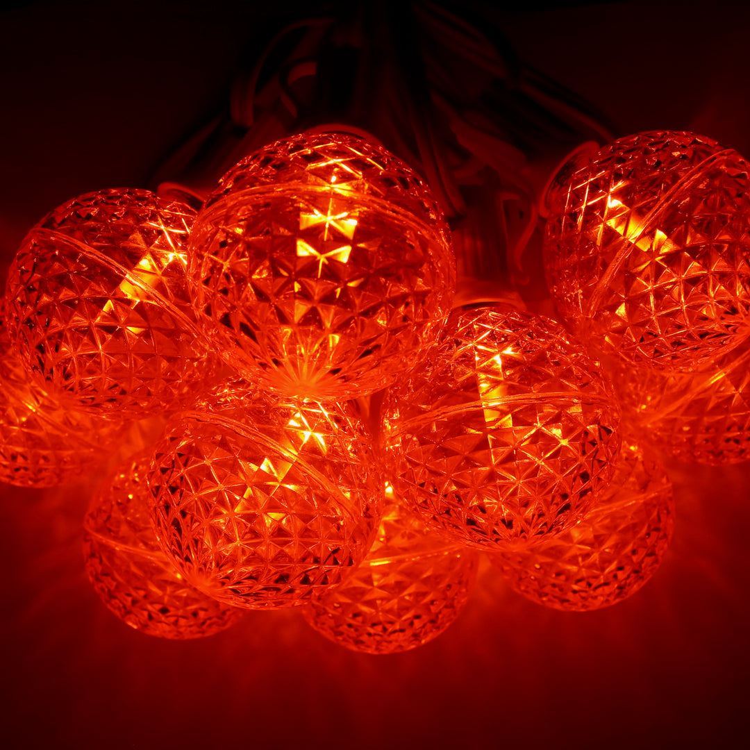 G50 Orange LED (SMD) Bulbs E12 Bases