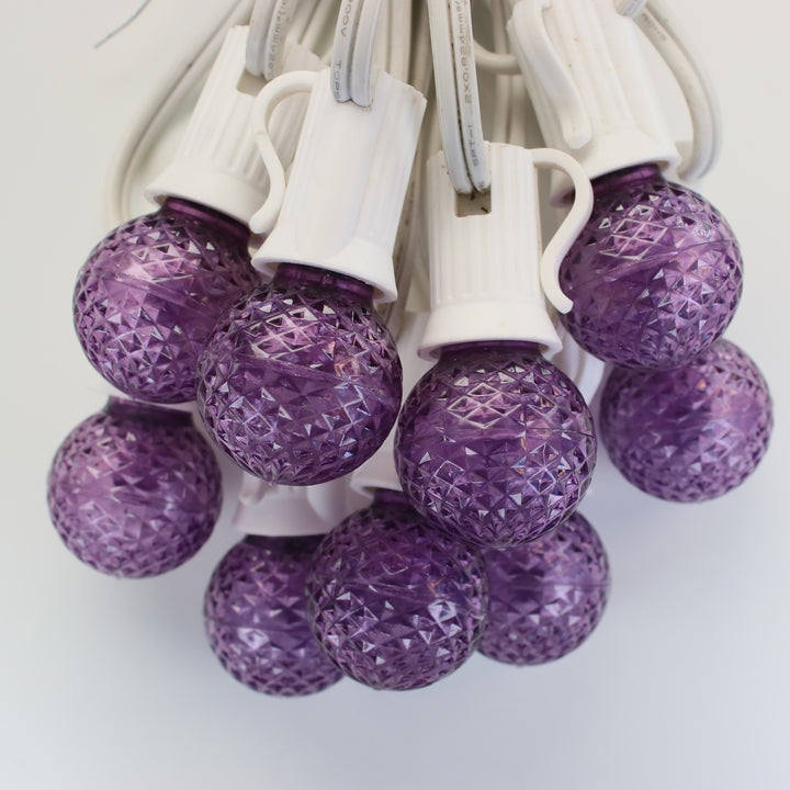 G30 Purple LED Bulbs E12 Bases