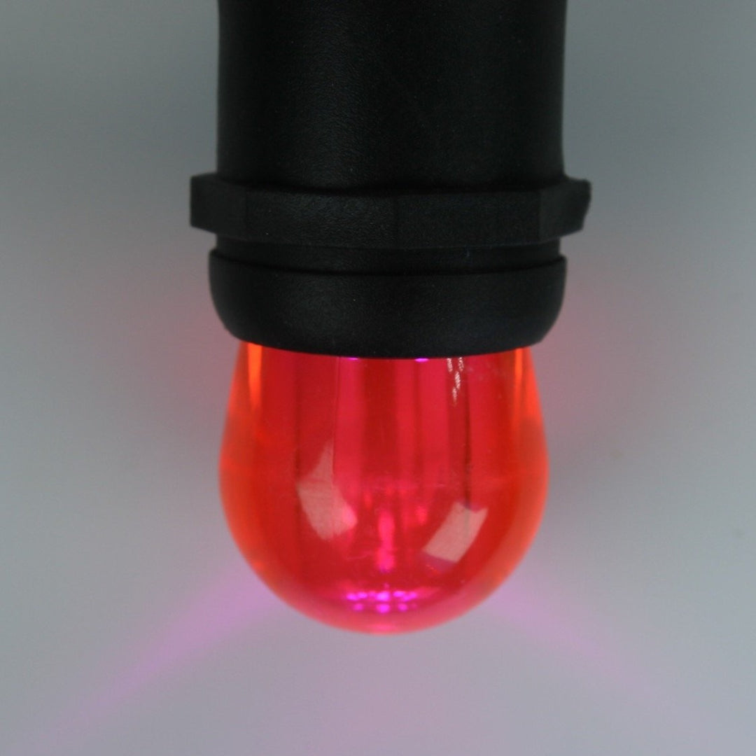 S11 Pink LED Bulbs E26 Bases