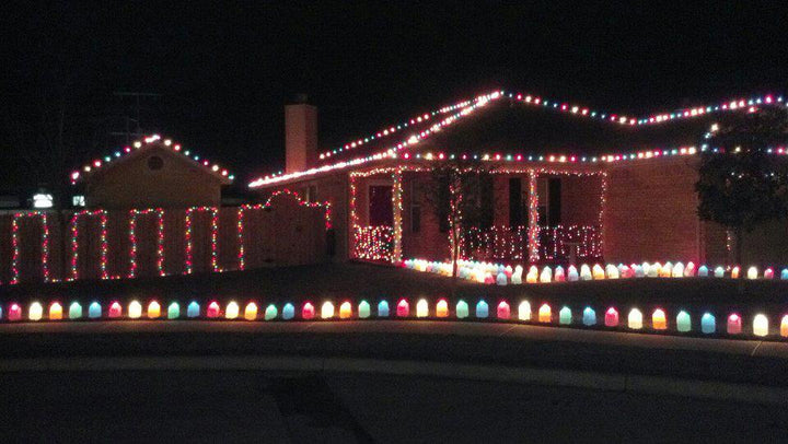 C9 Multicolor Opaque Glass Bulbs E17 Bases