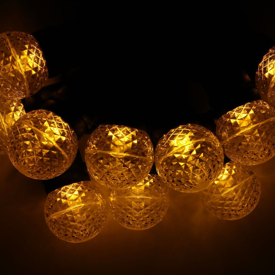 G50 Yellow LED Bulbs E26 Bases