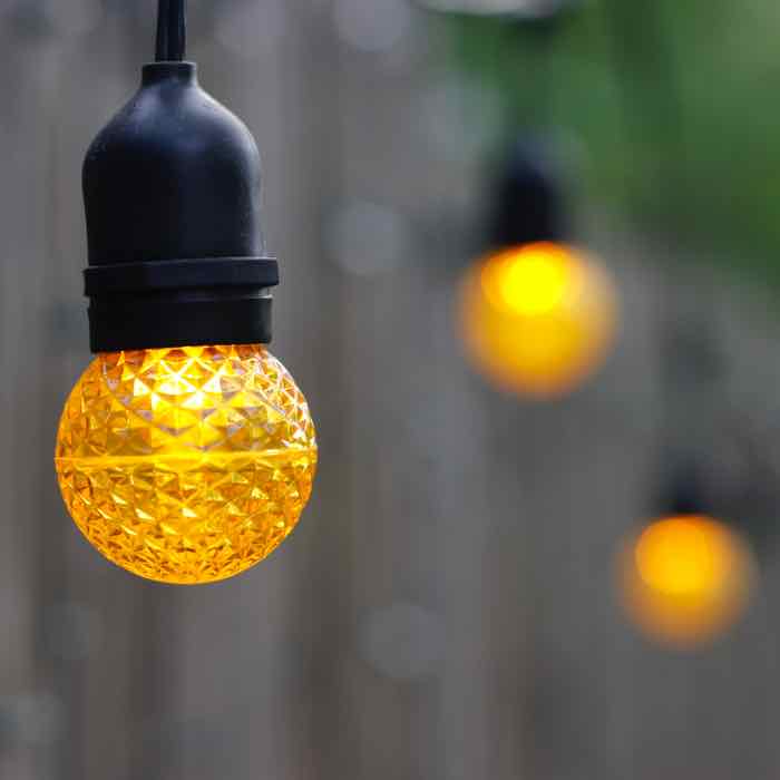 Yellow G50 LED Christmas Light Bulbs