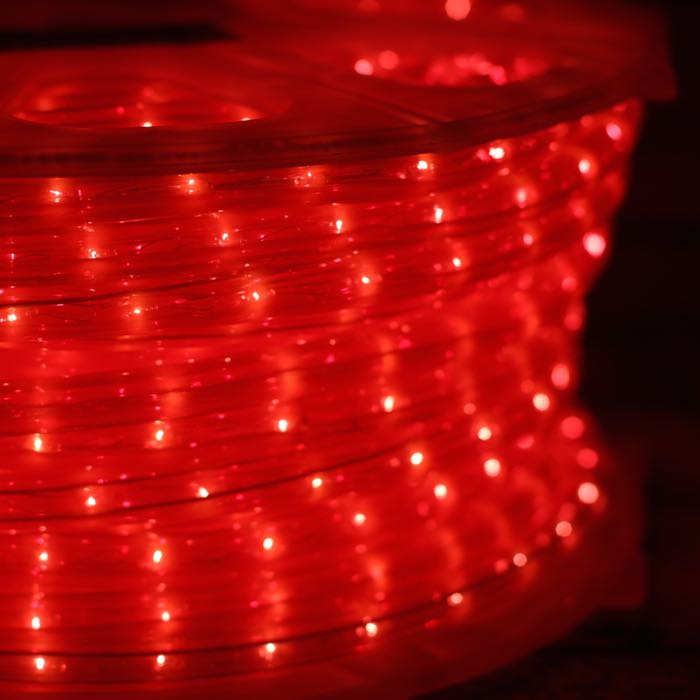 Red Rope Light 10mm inch 2 wire