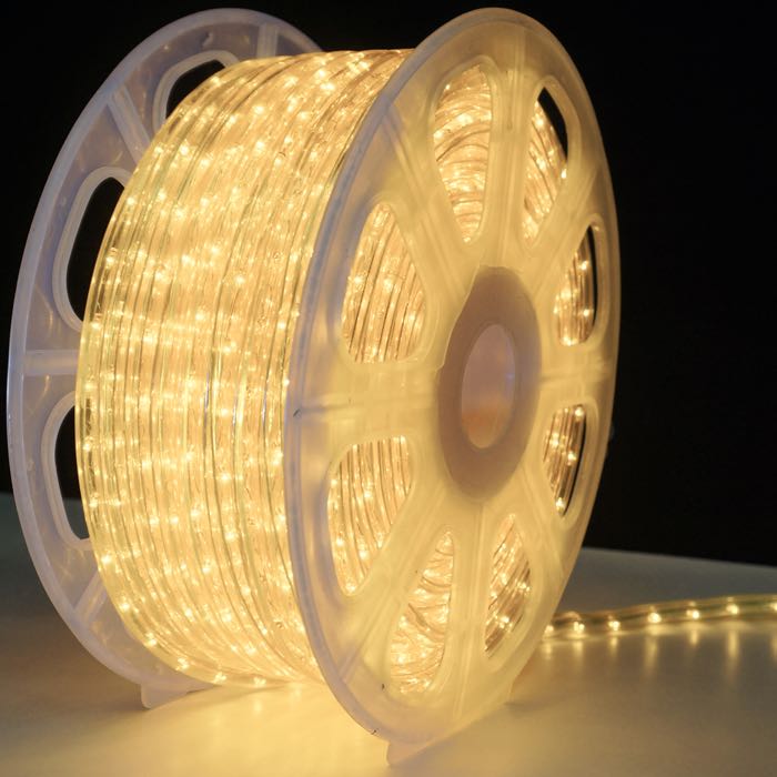 3 Wire 120 Volt 150 Foot Incandescent Chasing Rope Light Spool 1/2 ...