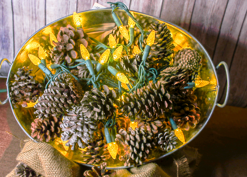 50 Yellow C6 LED Christmas Lights