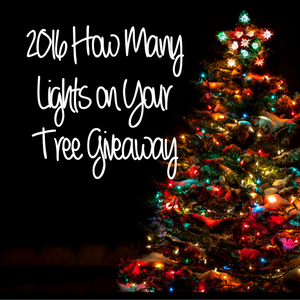 2016 Christmas Tree Lights Giveaway Winners!