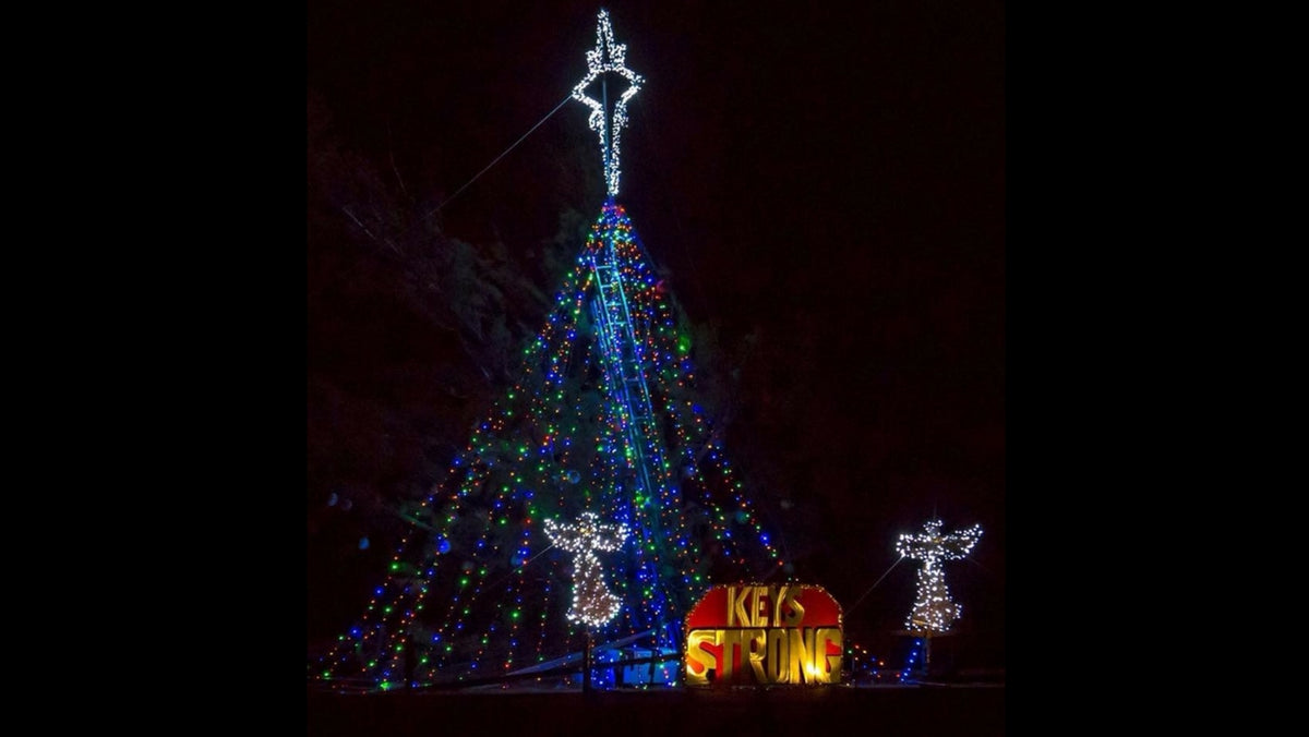 Lighting up Seven Mile Bridge!