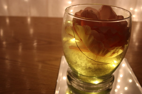 Battery Light Project:  Salt and Peonies