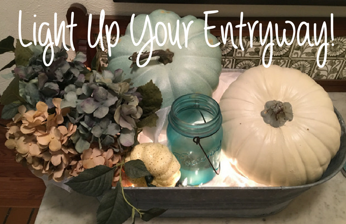 Lighting Your Entryway:  One Container 3 Ways