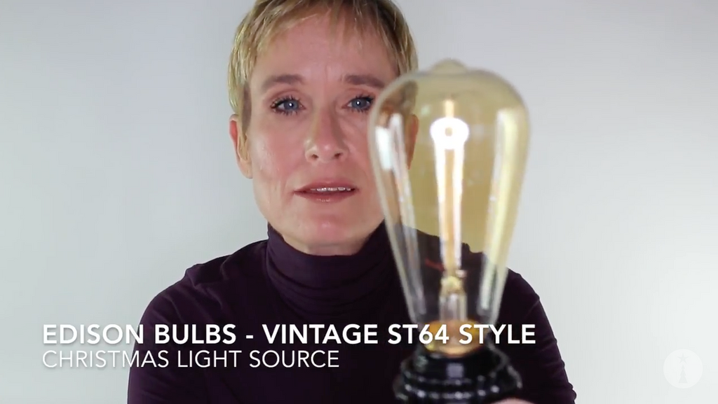 Vintage ST64 Style Edison Bulbs Video