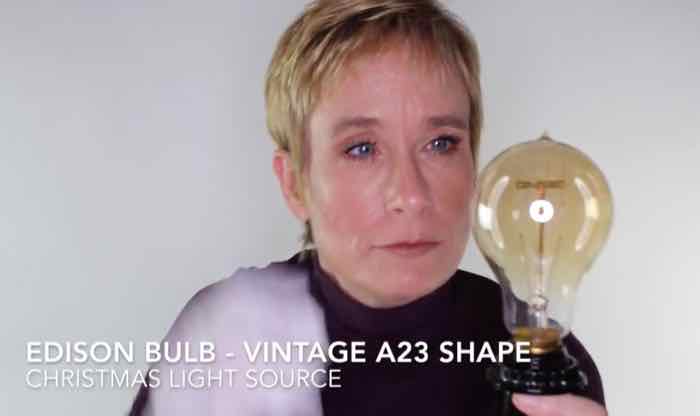 Video: Edison Vintage A23 Style Bulb