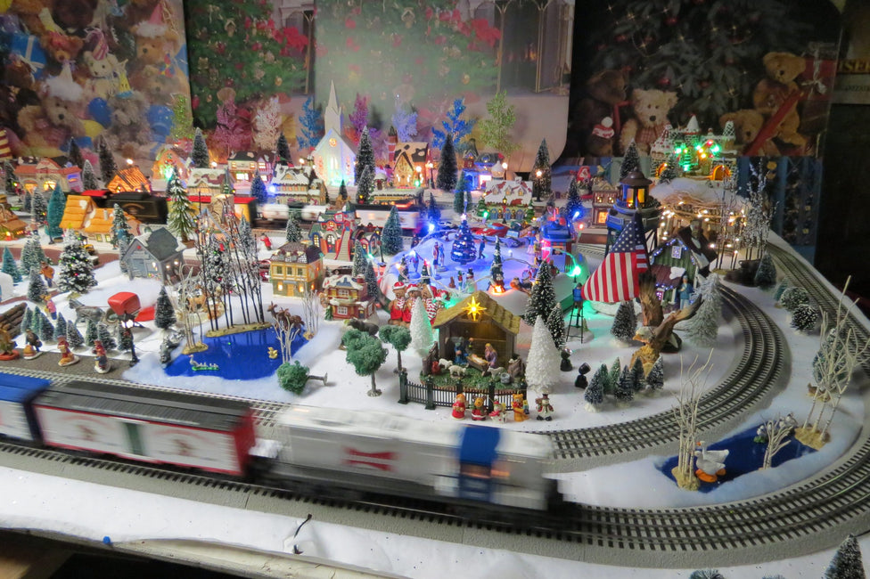 Lights Across the Country: Missouri  LED lights in a Model Train Village
