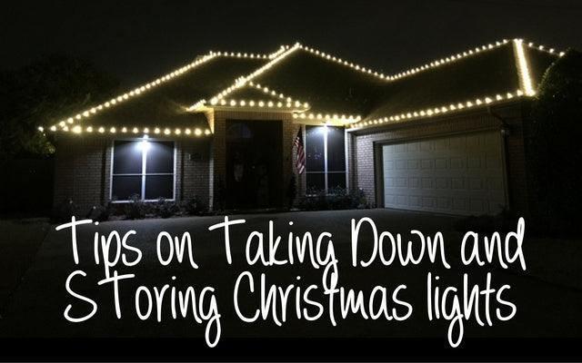 Tips for Taking Down and Storing Lights
