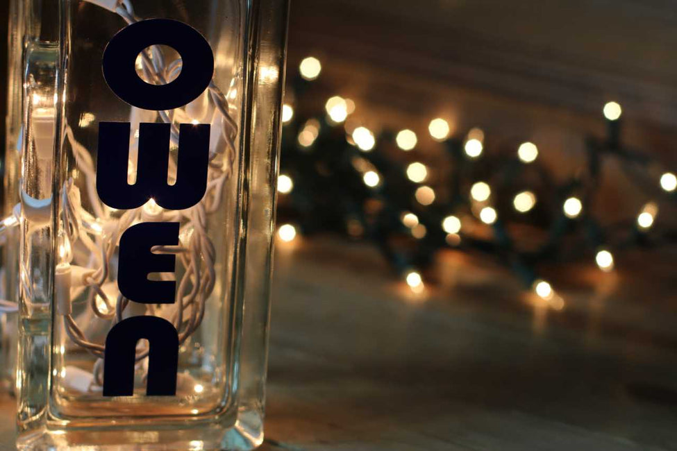 DIY: Birthday Party Lights and Glass Blocks!