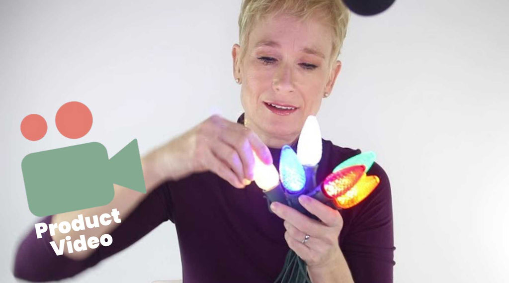 Video: C9 Faceted LED Christmas Bulbs