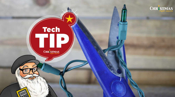 Can I shorten a string of Christmas Lights?