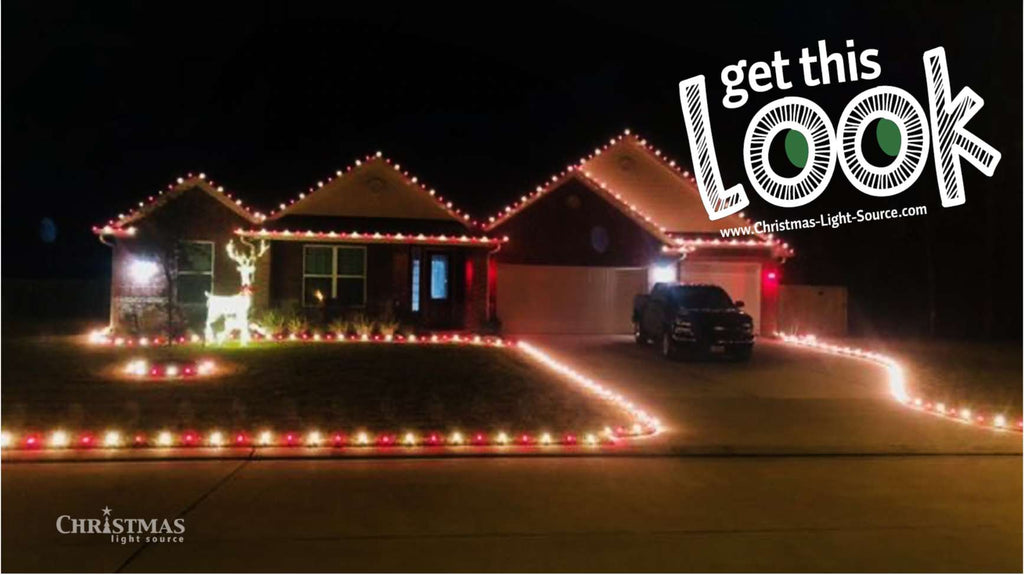 Get This Look: Classic Red and White Glass Christmas Bulbs