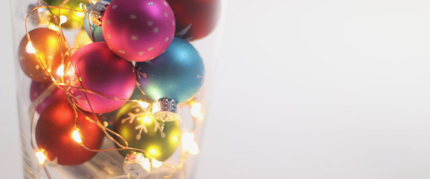 Battery fairy lights in vase