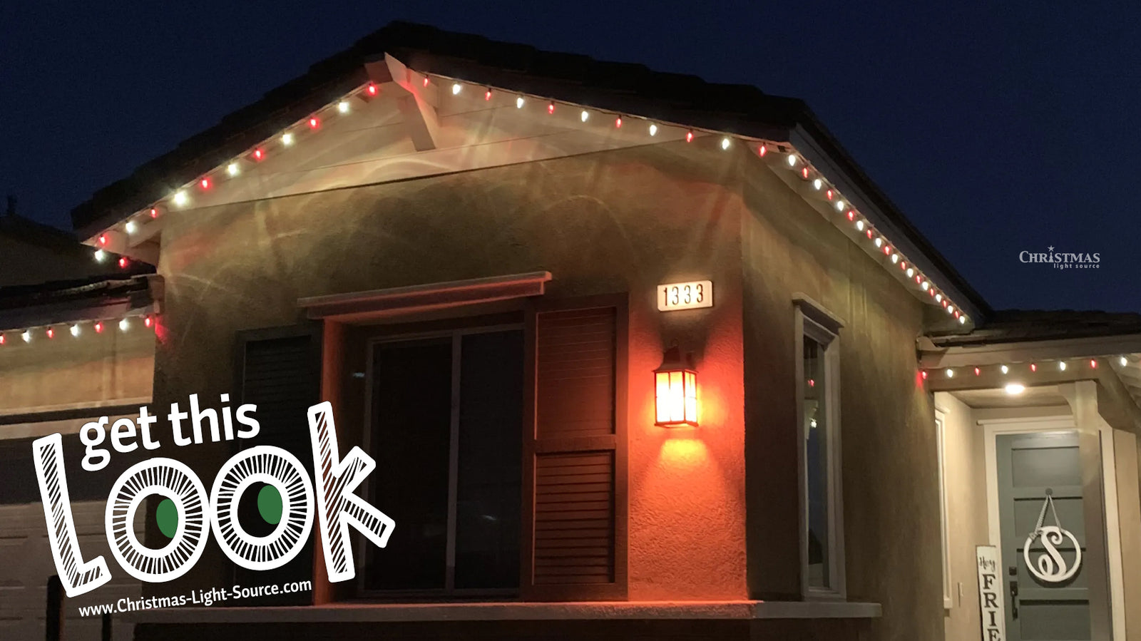 Christmas Lights - Red and White Lights