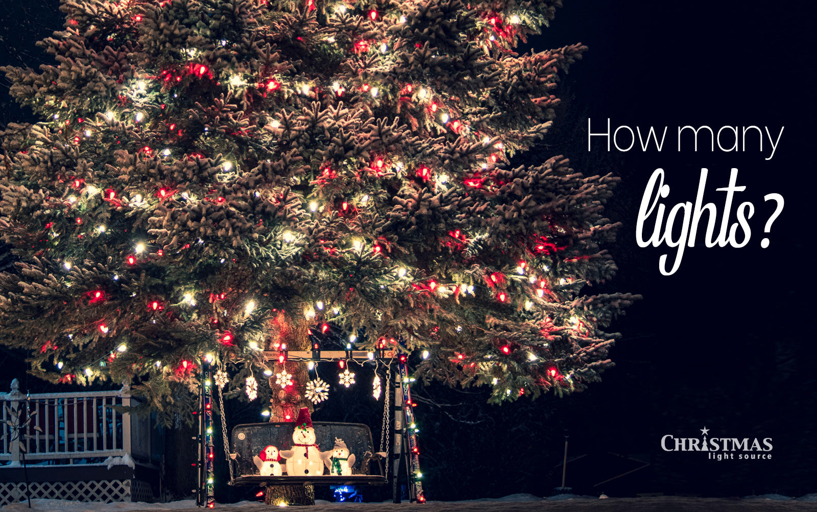 How many lights for my Christmas Tree?