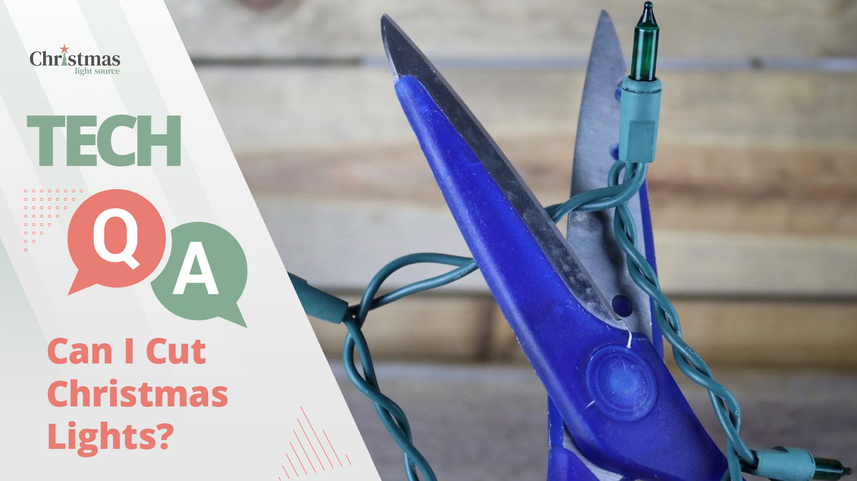 Can I cut Christmas Lights? Christmas Light Source