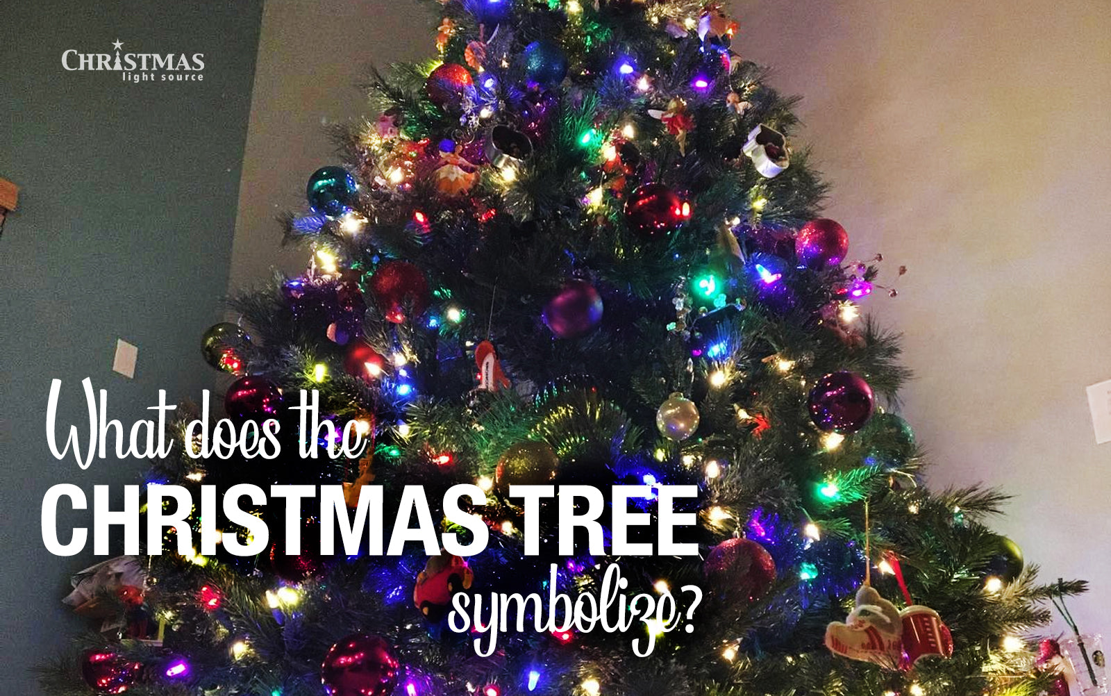 What does the Christmas tree symbolize?