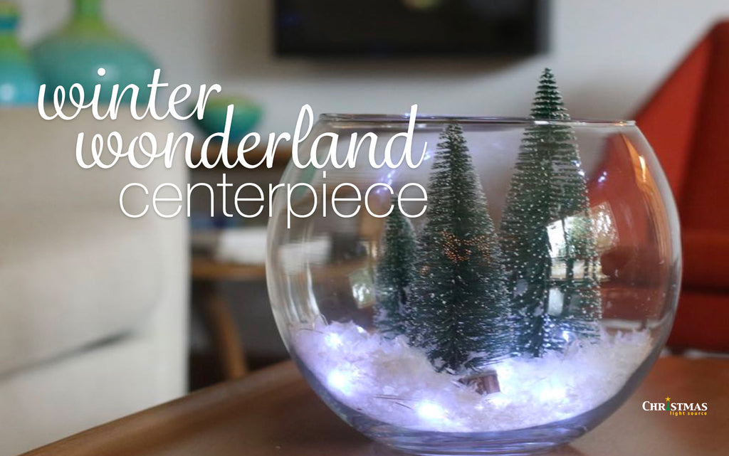Winter Wonderland Centerpiece - Snowglobe