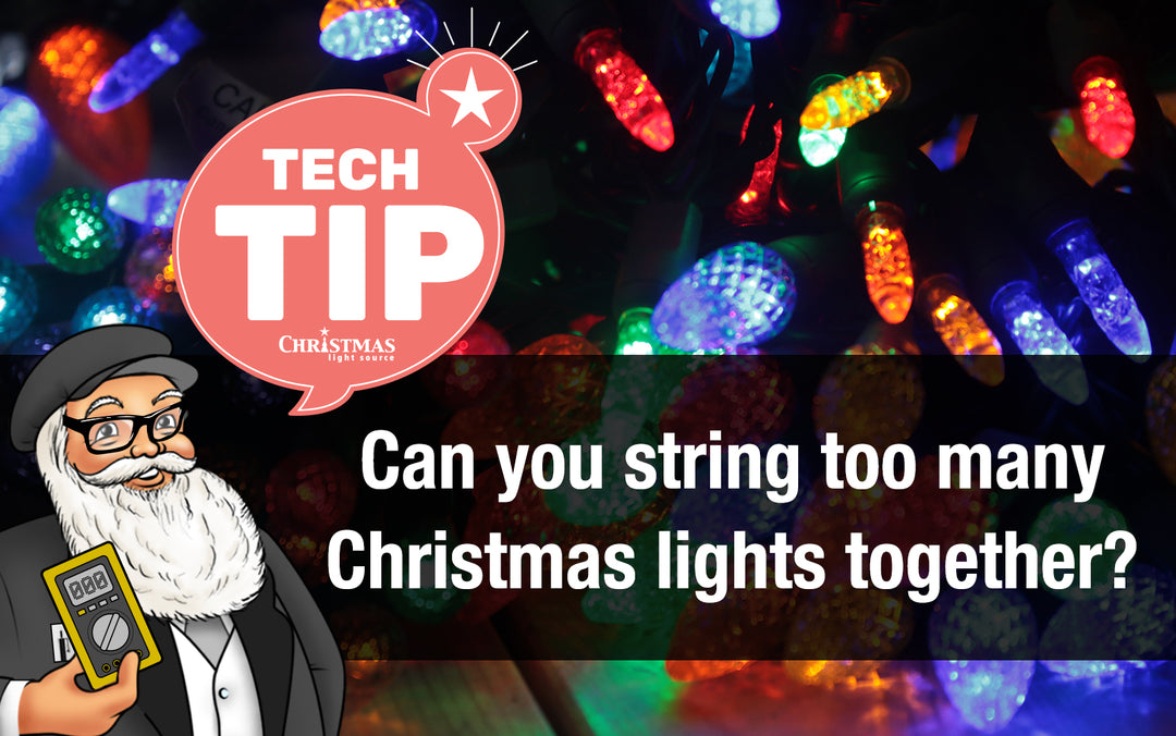 Can You String Too Many Christmas Lights Together?