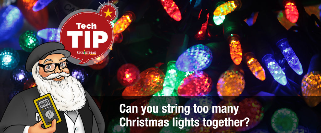 Can You String Too Many Christmas Lights Together?