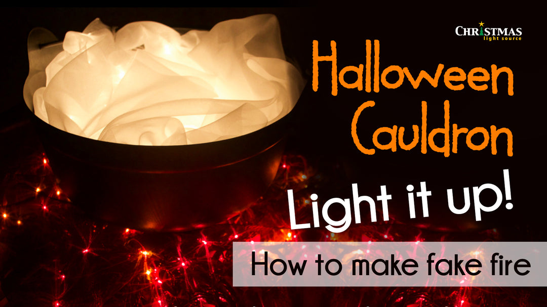 Video: Halloween Cauldron and Fake Fire