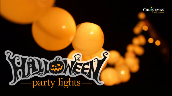 Easy Halloween Party Lights - Ping Pong Ball Crafts