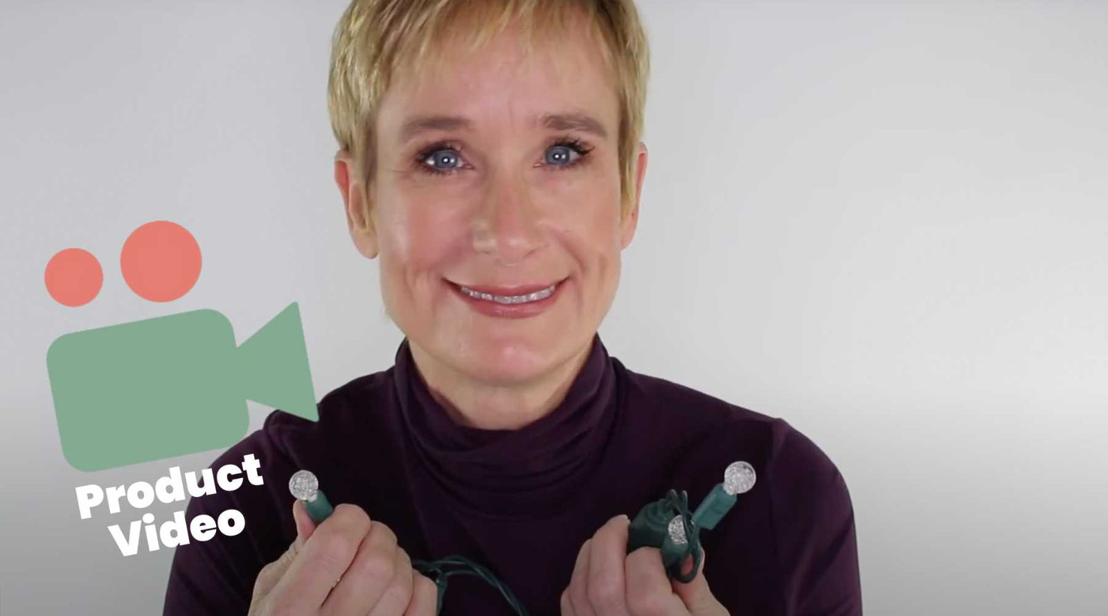 Video: Round G12 LED Christmas Lights