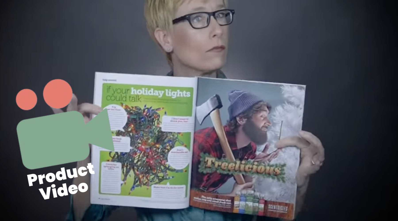 HGTV Magazine and Christmas Lights
